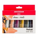 Set Acrílics Amsterdam Tub 20 mL