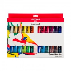 Set Acrílicos Amsterdam Tubo 20 mL