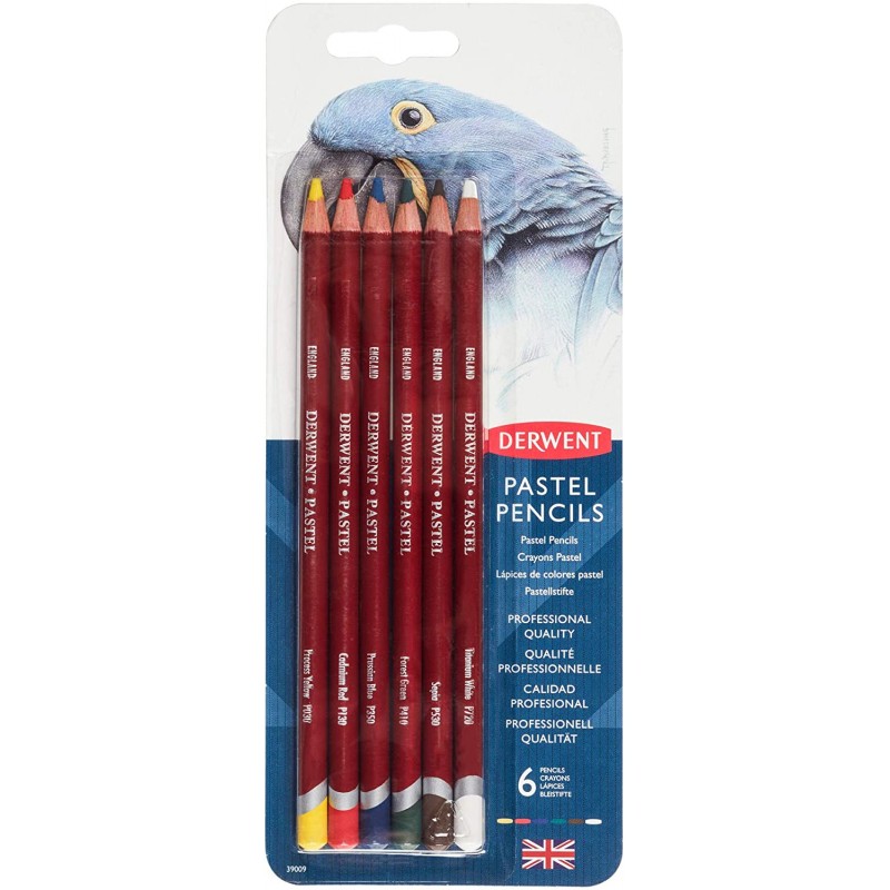 Blíster Capsa De 6 Llapis Pastel Derwent