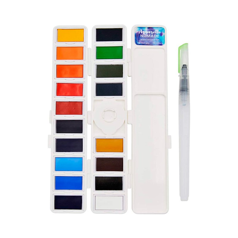 Paleta Acuarela Plegable 18 colores de Art & Go