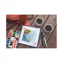 Paleta Acuarela Plegable 18 colores de Art & Go