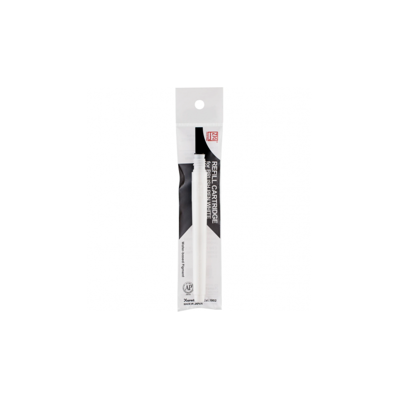 Cartucho de Recarga Rotulador Pincel Blanco Kuretake