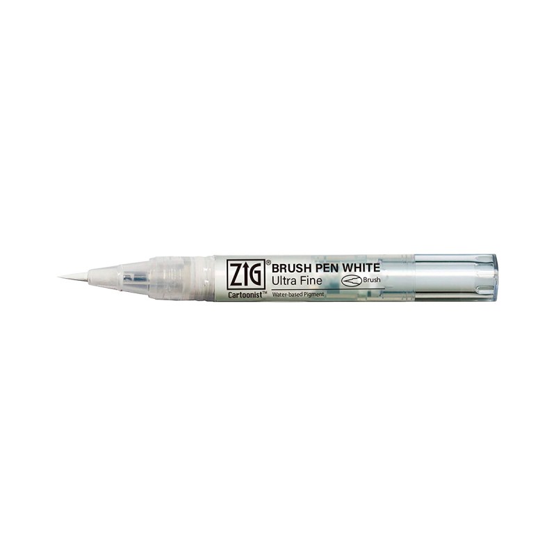 Rotulador Pincel Ultra Fino Blanco de Kuretake