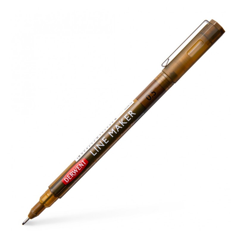 Rotulador Graphik Line Maker Derwent Sepia 0.5