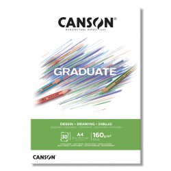 Bloc Graduate Canson Dibujo 160G 30H