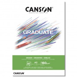Bloc Graduate Canson Dibujo 160G 30H