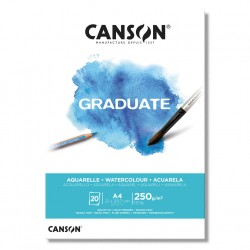 Bloc Graduate Canson Aquarel·la 250G 20F
