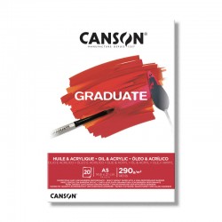 Bloc Graduate Canson Oli & Acrílic 290G 20F