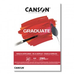 Bloc Graduate Canson Oli & Acrílic 290G 20F