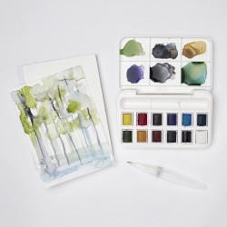 Caja Acuarelas Cotman + Pincel Agua