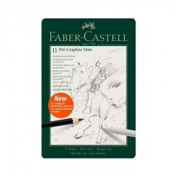 Caja Metal Pitt Graphite Matt 11 | Casa Piera Bellas Artes Barcelona