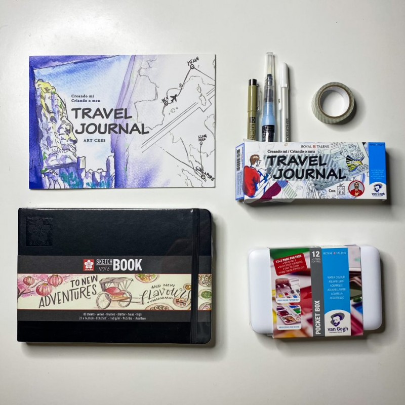 Set di diari di viaggio acquerellati Royal Talens