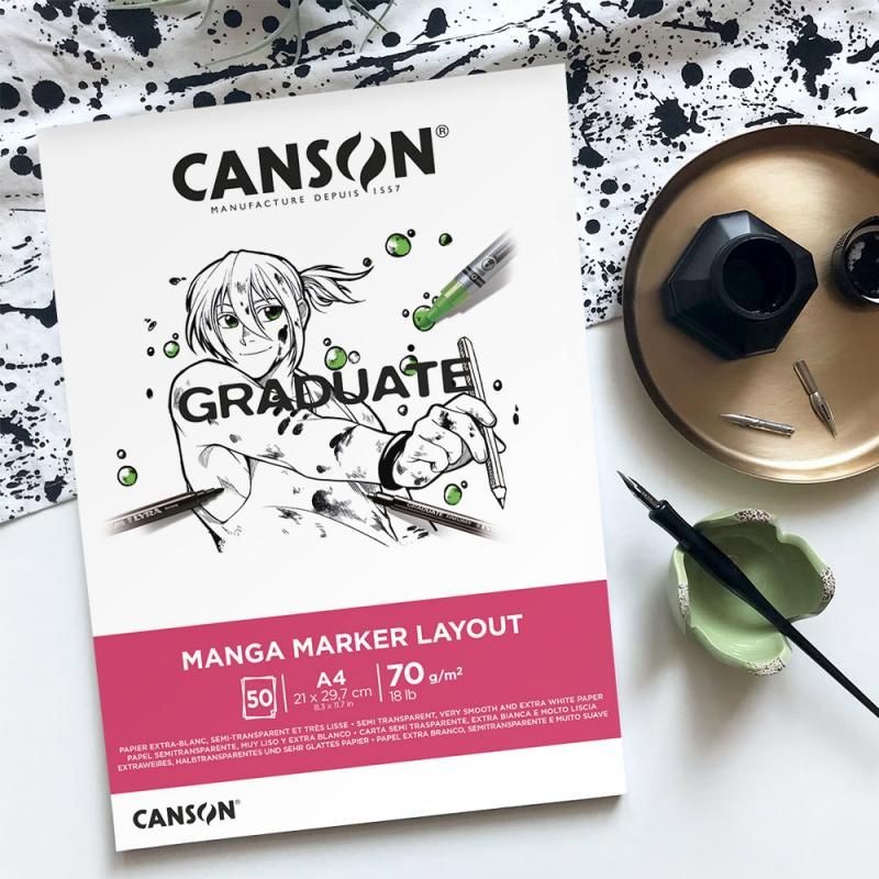 Canson Marker Layout 70G 50H Graduate Canson Marker Pads