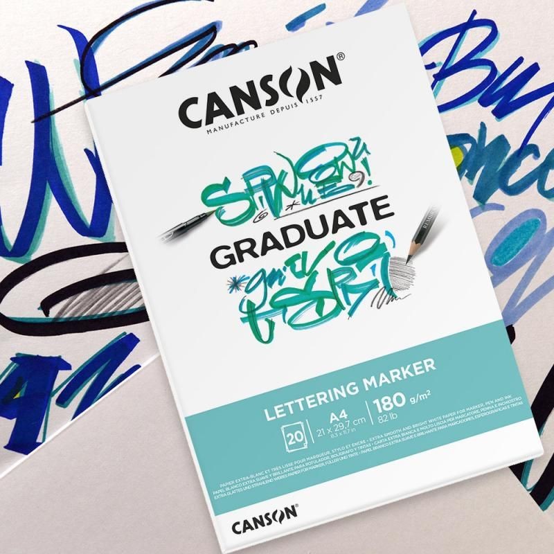 Bloc Graduate Canson Lettering Marker 180G 20H