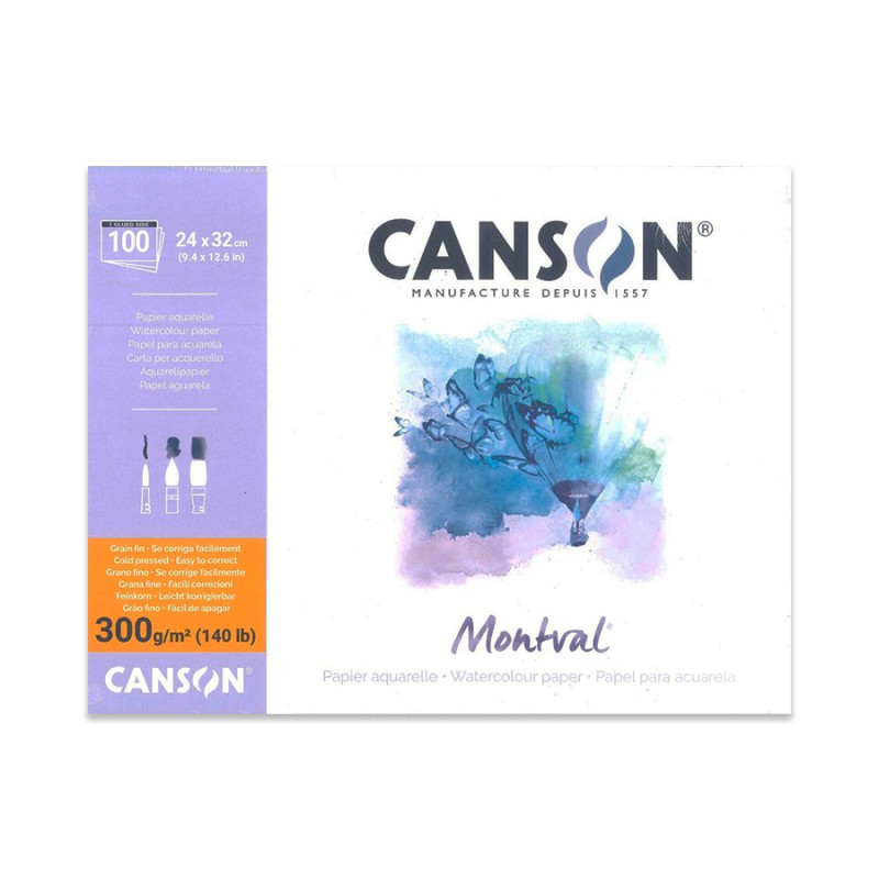 Bloc Montval Jumbo 300g Canson 100 Fulles