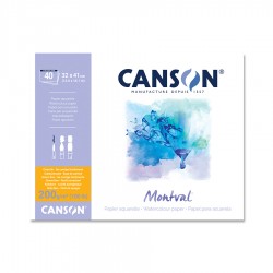 Bloc Canson Montval 200g 40 Fulls
