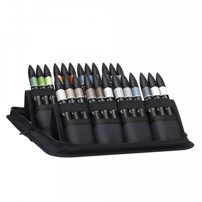 Set Estuche Arquitectura Promarker Wallet W&N