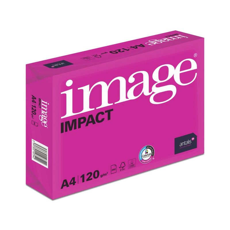 Pack Papel 120g 250H Impact Imagine