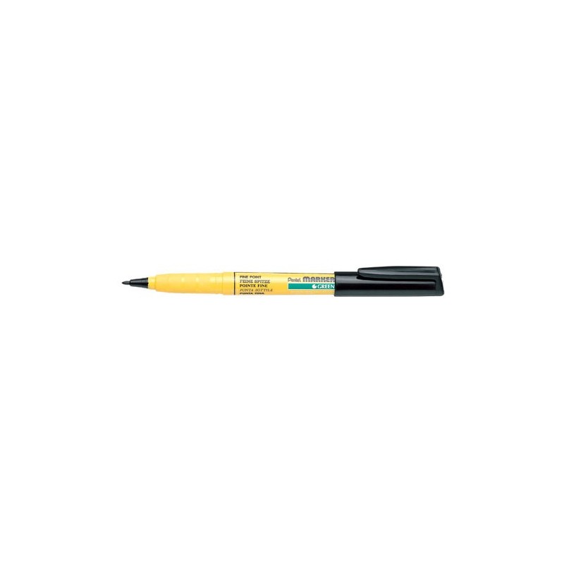 Penna tessile Pentel nera