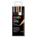 Set 4 Retoladors PC3M Posca