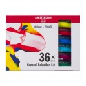 Set Acrílicos Amsterdam Tubo 20 mL