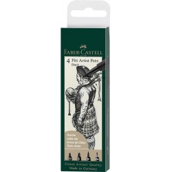 Set Rotuladores Pitt Artist Negros