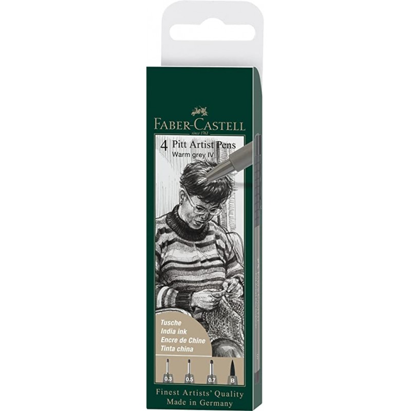 Set Rotuladores Pitt Warm Grey