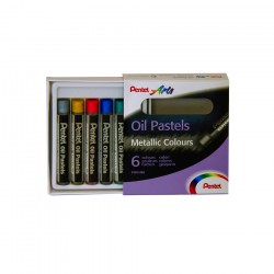 Caixa Oil Pastels Metàlitzats Pentel
