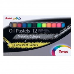 Caja Oil Pastels Metálicos & Fluorescentes | Casa Piera Bellas Artes