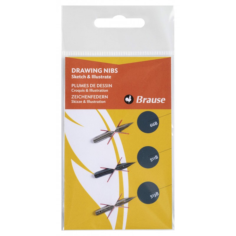 Bíster Brause 3 Plumillas Dibujo