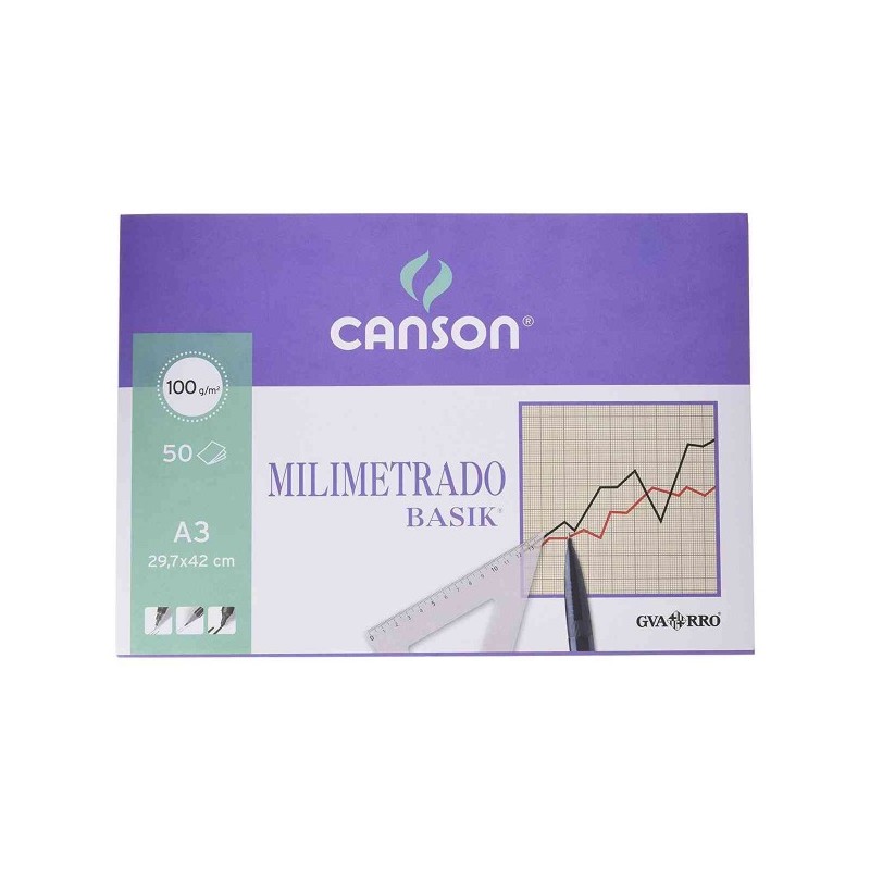 Bloc Milimetrado 50H Canson