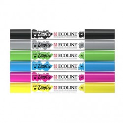 Set di 6 Ecoline Duo Tip| Casa Piera Fine Arts Barcellona