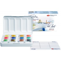 Cajas Plástico Acuarelas White Nights