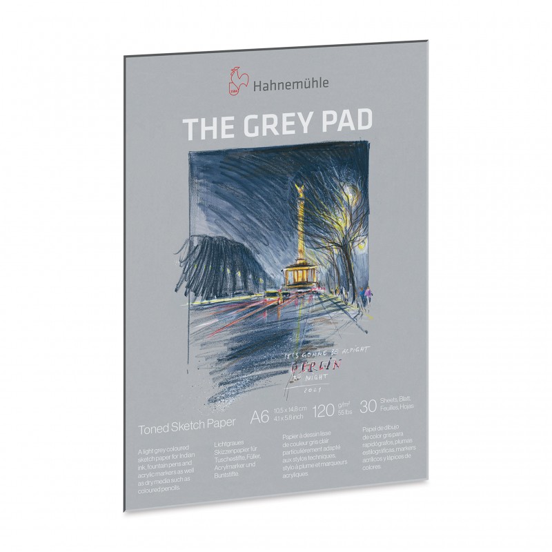 Bloc The Grey Pad Hahnemuhle 120g 30h