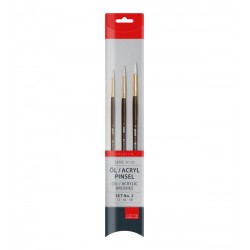 Set Pinceles Oleo Acrilico A115