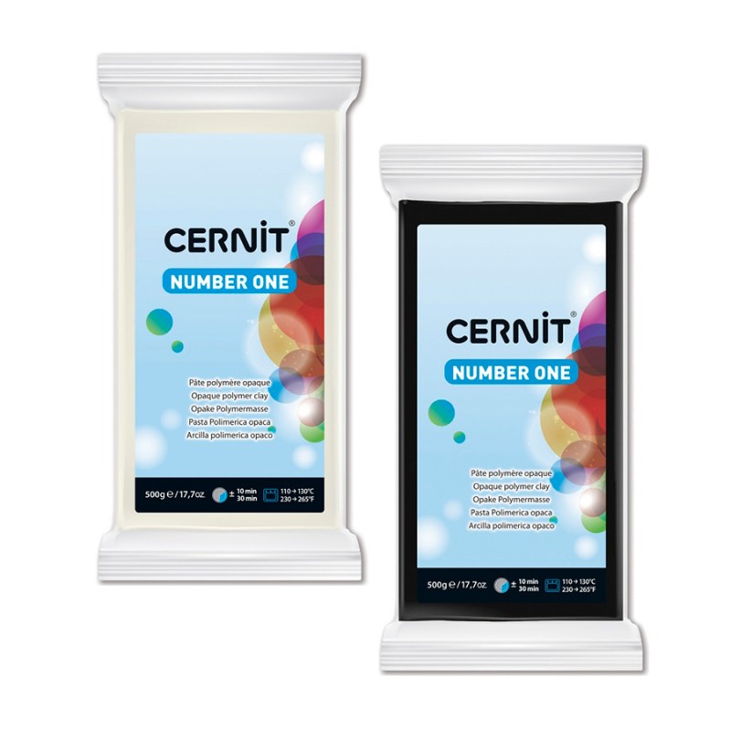 Argila Polimèrica Cernit Number One 500G