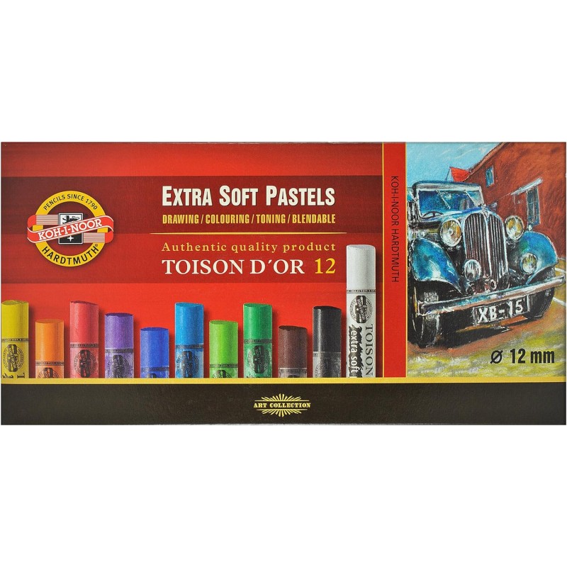 Caixa Pastels Rodons Extra Soft Koh-i-Noor