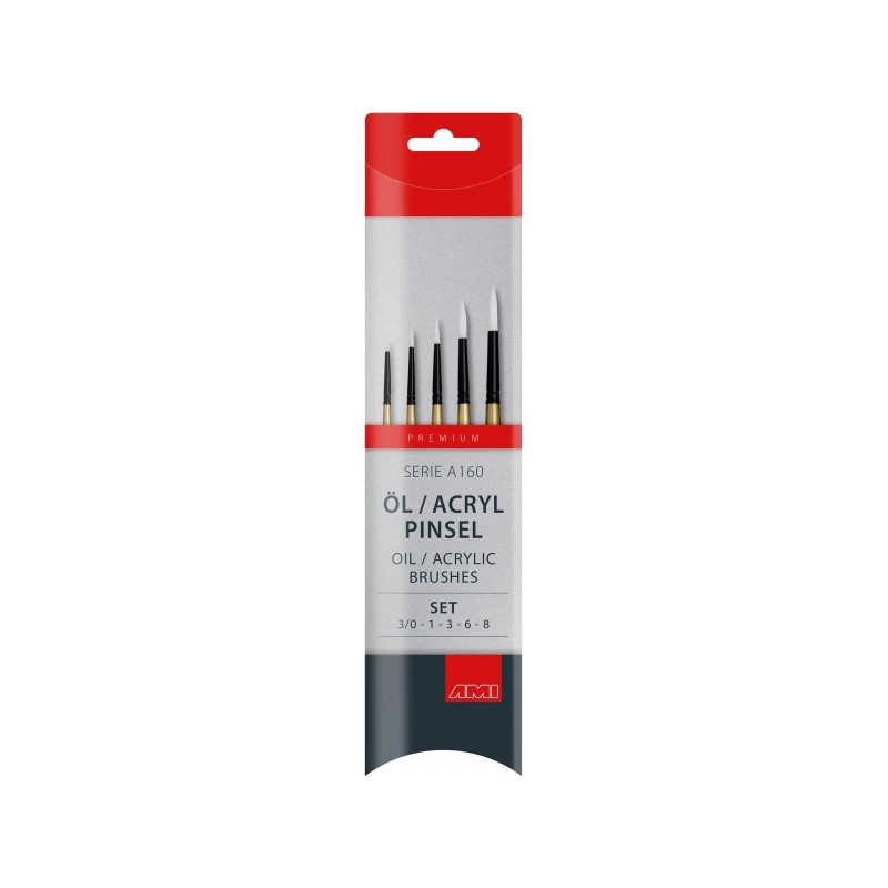 Set Pinzells Acrílics Sèrie A160 Ami