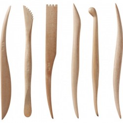 Set Palillos Madera Modelaje| Casa Piera Bellas Artes Barcelona