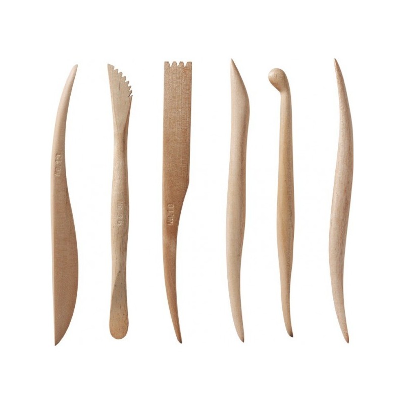 Set di bacchette per modellare in legno