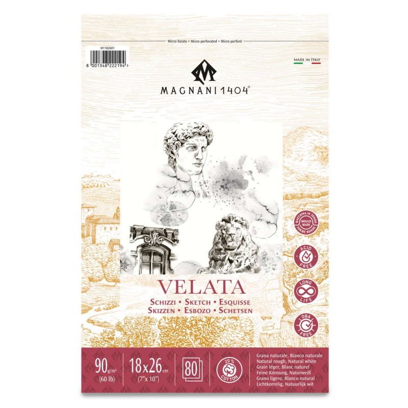 Bloc Velata 90G Algodón Magnani