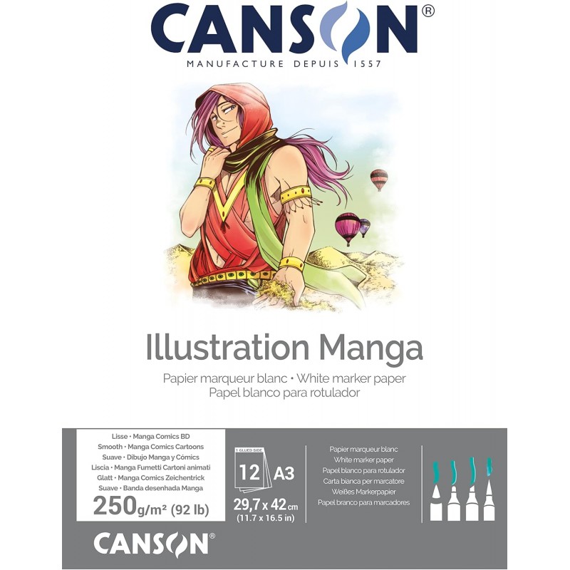 250 g di tamponi per illustrazione Canson