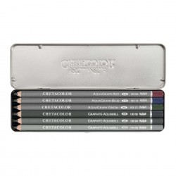 Caixa Watercolor Graphite Pocket Set Cretacolor 6