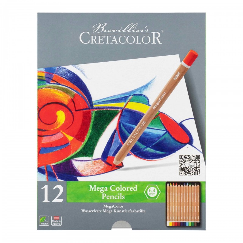 Caixa Llapis Mega Colored Extra Thick Cretacolor 12/24/36