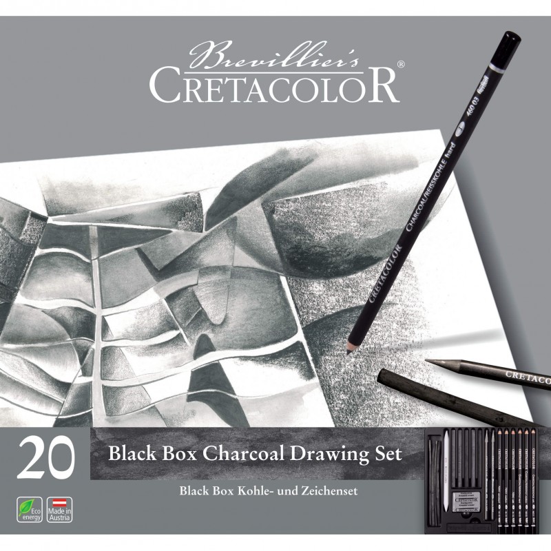 Set artistico Classic Black Box Cretacolor 20