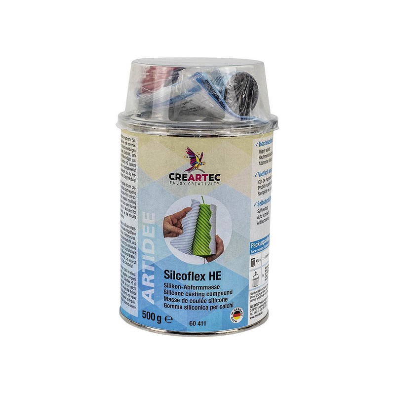 Silicona Flexible Silcoflex HE Artidee Creartec