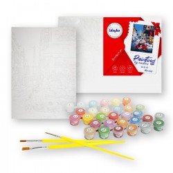 Set Pintar Por Números Ideyka Con Bastidor 40 x 50 Casa Piera Barcelona