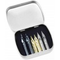Caixa Metall 6 Plomes Escriptura 21002B Brause