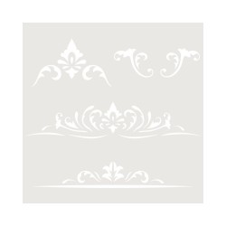 Plantilla Stencil 18x18