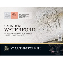 Bloc Waterford High White 20H 300G Satinado 23 x 31 Casa Piera Barcelona